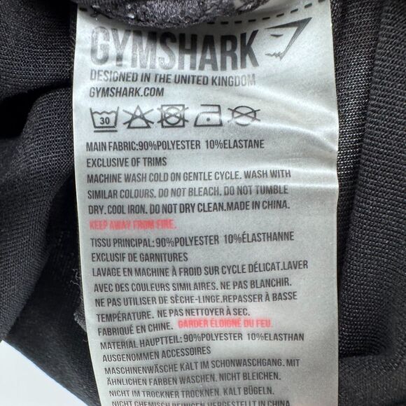 Gymshark Ballet Long Sleeve Wrap Crop Top Black Size L - Picture 7 of 8